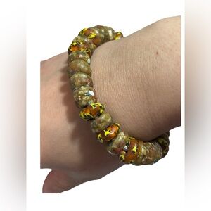 Handmade African Glass Bead Bracelet – Krobo Beads